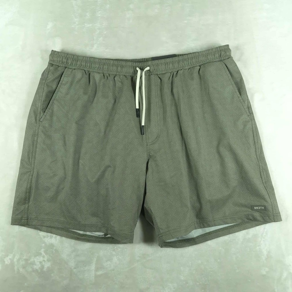BN3TH Agua Volley X Shorts‎ Men's XXL Green 2N1 Swim Trunks Hybrid 7" Inseam NWT